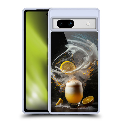 Spacescapes Cocktails Explosive Elixir, Whisky Sour Soft Gel Case for Google Pixel 7a