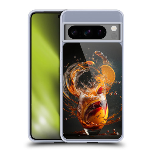 Spacescapes Cocktails Modern Twist, Hurricane Soft Gel Case for Google Pixel 8 Pro