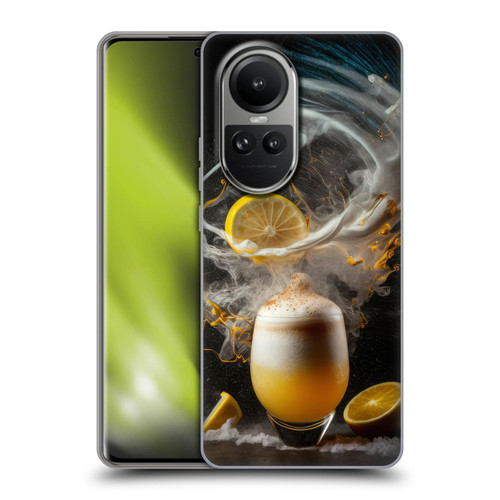 Spacescapes Cocktails Explosive Elixir, Whisky Sour Soft Gel Case for OPPO Reno10 5G / Reno10 Pro 5G