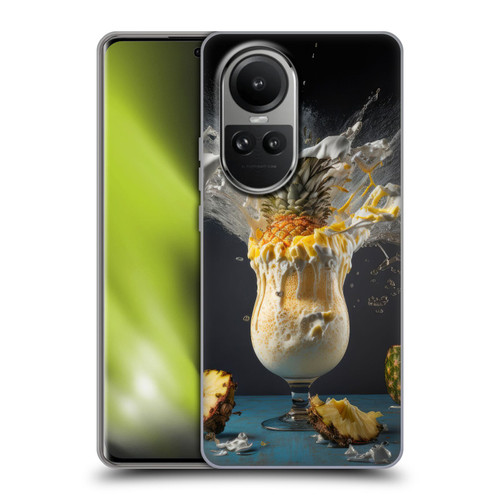 Spacescapes Cocktails Piña Colada Pop Soft Gel Case for OPPO Reno10 5G / Reno10 Pro 5G