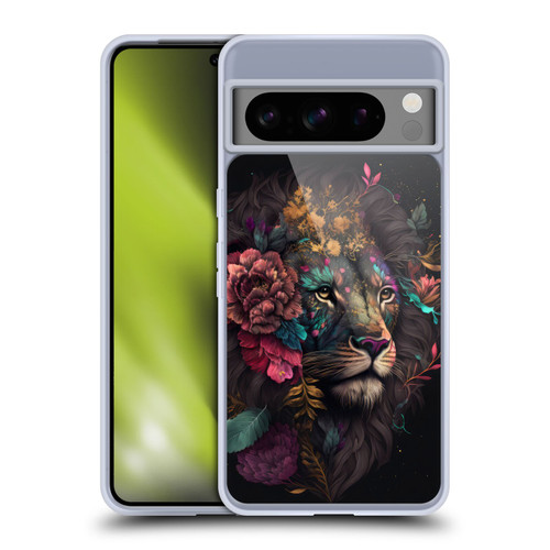 Spacescapes Floral Lions Ethereal Petals Soft Gel Case for Google Pixel 8 Pro