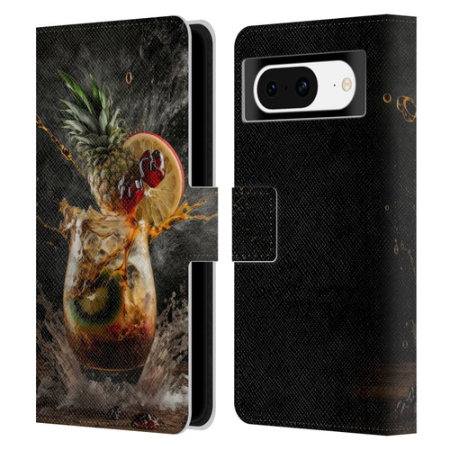 Spacescapes Cocktails Exploding Mai Tai Leather Book Wallet Case Cover For Google Pixel 8