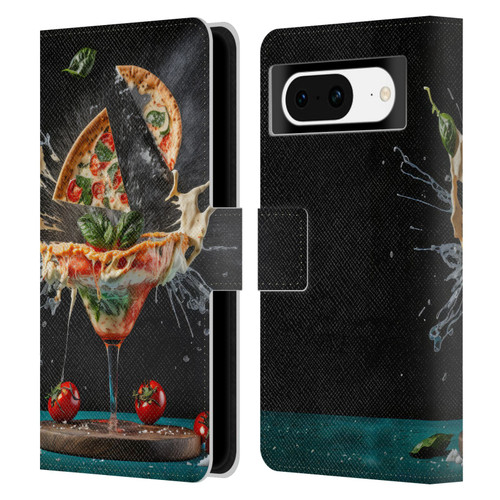 Spacescapes Cocktails Margarita Martini Blast Leather Book Wallet Case Cover For Google Pixel 8