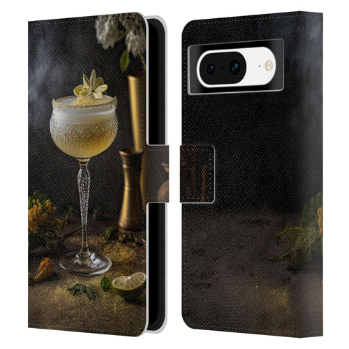 Spacescapes Cocktails Summertime, Margarita Leather Book Wallet Case Cover For Google Pixel 8