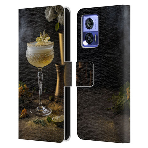 Spacescapes Cocktails Summertime, Margarita Leather Book Wallet Case Cover For Motorola Edge 30 Neo 5G