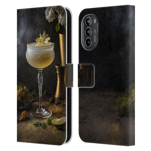 Spacescapes Cocktails Summertime, Margarita Leather Book Wallet Case Cover For Motorola Moto G82 5G