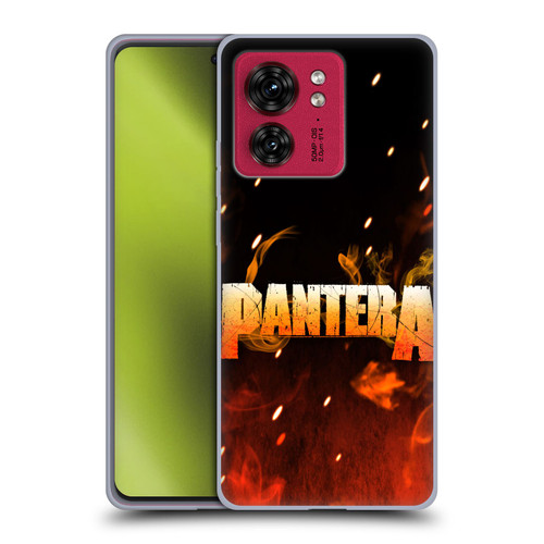 Pantera Art Fire Soft Gel Case for Motorola Moto Edge 40
