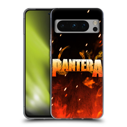 Pantera Art Fire Soft Gel Case for Google Pixel 8 Pro