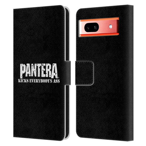 Pantera Art Kicks Leather Book Wallet Case Cover For Google Pixel 7a