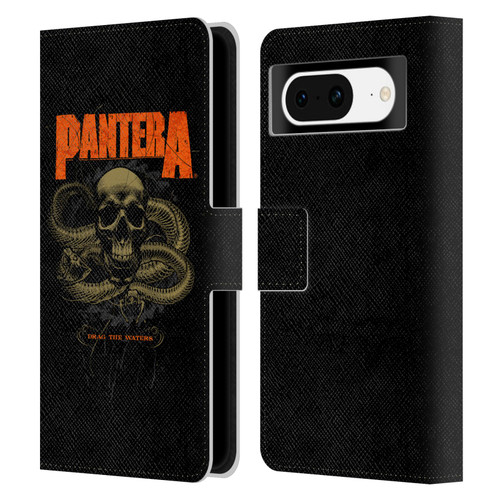 Pantera Art Drag The Waters Leather Book Wallet Case Cover For Google Pixel 8