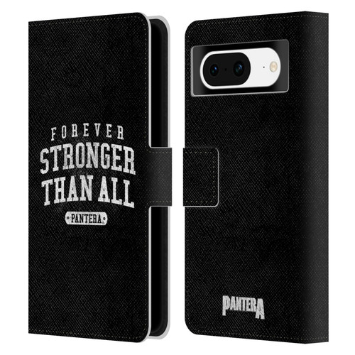 Pantera Art Stronger Than All Leather Book Wallet Case Cover For Google Pixel 8