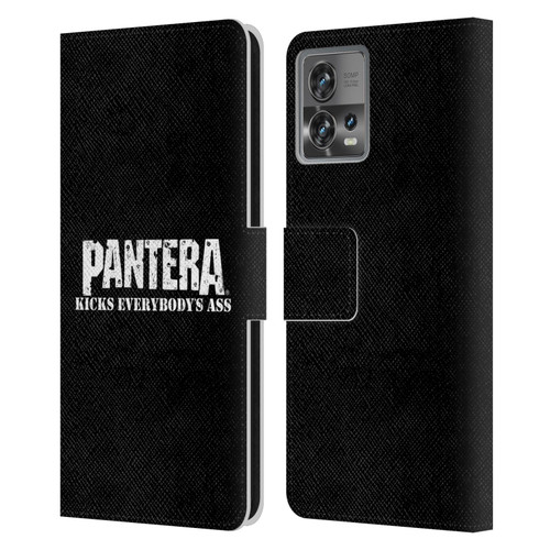Pantera Art Kicks Leather Book Wallet Case Cover For Motorola Moto Edge 30 Fusion