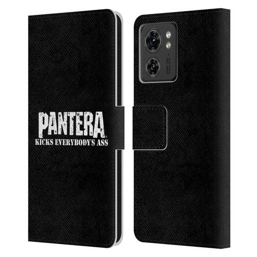 Pantera Art Kicks Leather Book Wallet Case Cover For Motorola Moto Edge 40
