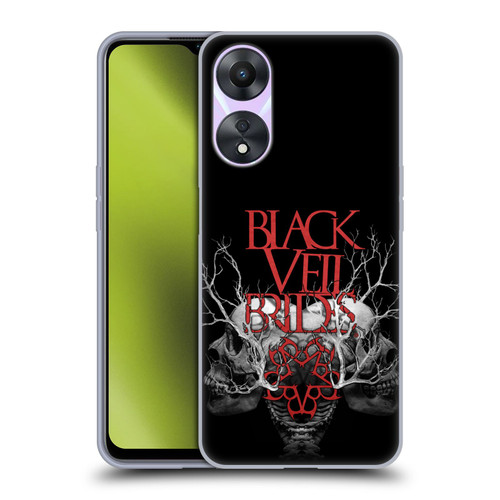 Black Veil Brides Band Art Skull Branches Soft Gel Case for OPPO A78 5G