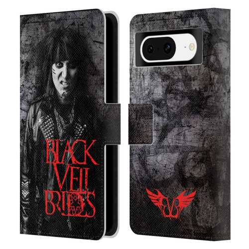 Black Veil Brides Band Members Ashley Leather Book Wallet Case Cover For Google Pixel 8