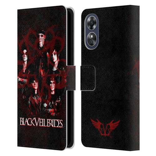 Black Veil Brides Band Members Group Leather Book Wallet Case Cover For OPPO A17