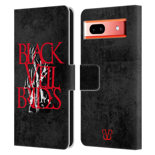 Black Veil Brides Band Art Zombie Hands Leather Book Wallet Case Cover For Google Pixel 7a