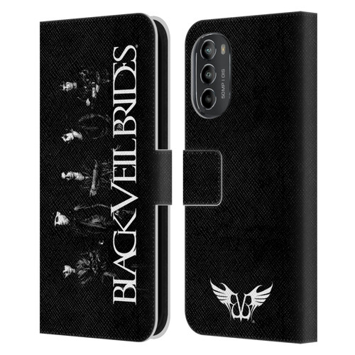 Black Veil Brides Band Art Band Photo Leather Book Wallet Case Cover For Motorola Moto G82 5G