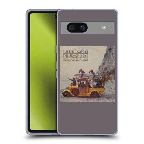 The Beach Boys Album Cover Art Surfin Safari Soft Gel Case for Google Pixel 7a