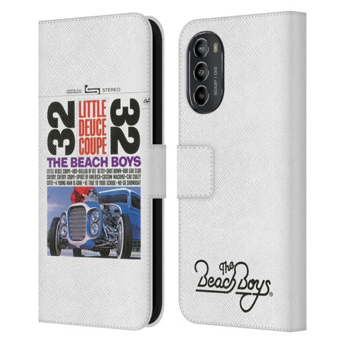 The Beach Boys Album Cover Art Little Deuce Coupe Leather Book Wallet Case Cover For Motorola Moto G82 5G