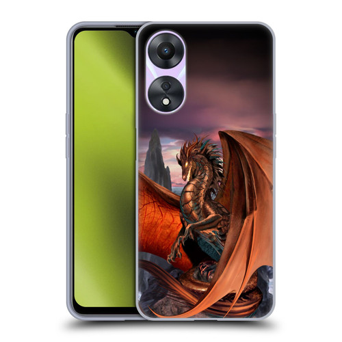 Ruth Thompson Dragons Coppervein Soft Gel Case for OPPO A78 4G