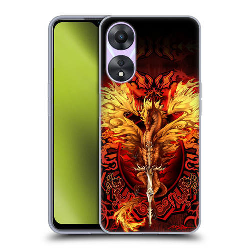 Ruth Thompson Dragons Flameblade Soft Gel Case for OPPO A78 5G