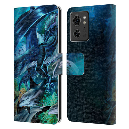Ruth Thompson Dragons Sea Frolic Leather Book Wallet Case Cover For Motorola Moto Edge 40
