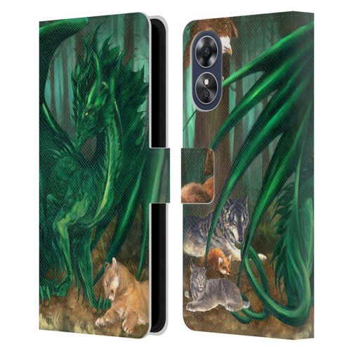 Ruth Thompson Dragons Lord of the Forest Leather Book Wallet Case Cover For OPPO A17