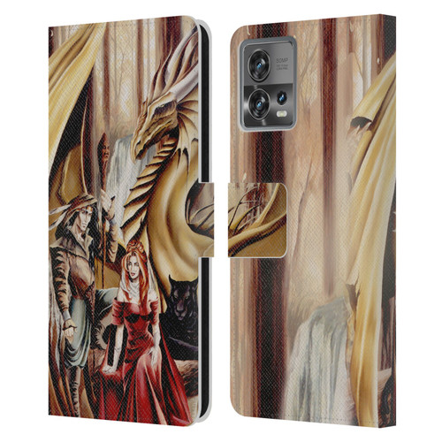 Ruth Thompson Dragons 2 Gathering Leather Book Wallet Case Cover For Motorola Moto Edge 30 Fusion