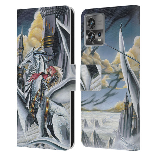 Ruth Thompson Dragons 2 Warring Tribes Leather Book Wallet Case Cover For Motorola Moto Edge 30 Fusion
