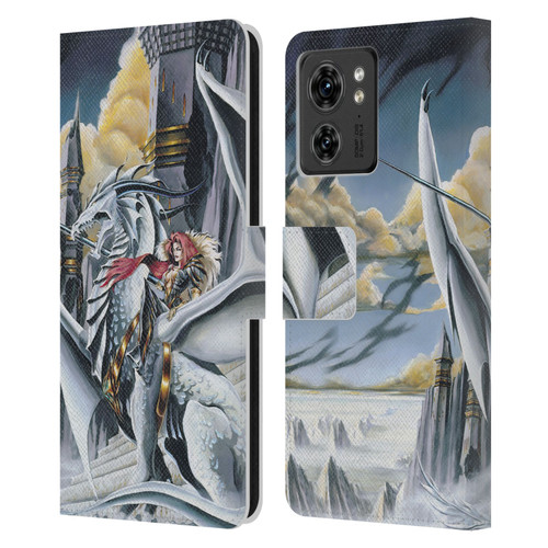 Ruth Thompson Dragons 2 Warring Tribes Leather Book Wallet Case Cover For Motorola Moto Edge 40