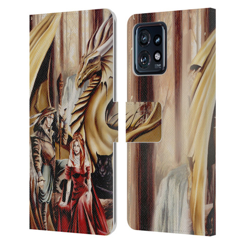 Ruth Thompson Dragons 2 Gathering Leather Book Wallet Case Cover For Motorola Moto Edge 40 Pro