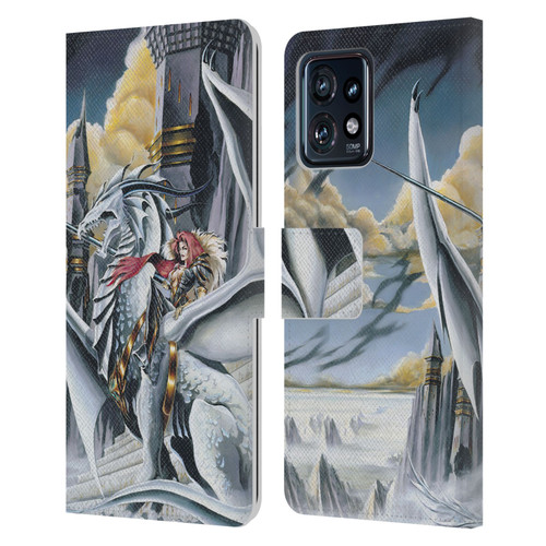 Ruth Thompson Dragons 2 Warring Tribes Leather Book Wallet Case Cover For Motorola Moto Edge 40 Pro