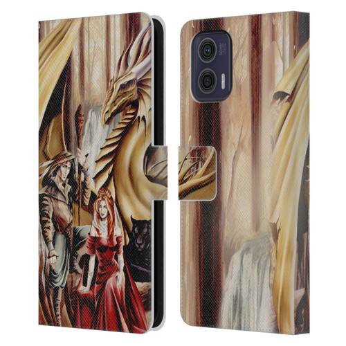 Ruth Thompson Dragons 2 Gathering Leather Book Wallet Case Cover For Motorola Moto G73 5G