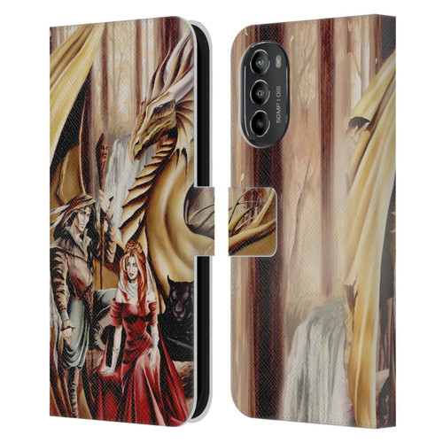 Ruth Thompson Dragons 2 Gathering Leather Book Wallet Case Cover For Motorola Moto G82 5G