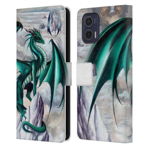 Ruth Thompson Dragons 2 Temptest Leather Book Wallet Case Cover For Motorola Moto G73 5G