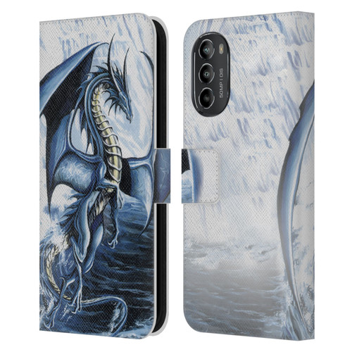 Ruth Thompson Dragons 2 Spirit of the Ice Leather Book Wallet Case Cover For Motorola Moto G82 5G