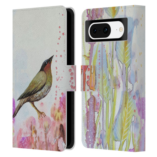 Sylvie Demers Birds 3 Dreamy Leather Book Wallet Case Cover For Google Pixel 8