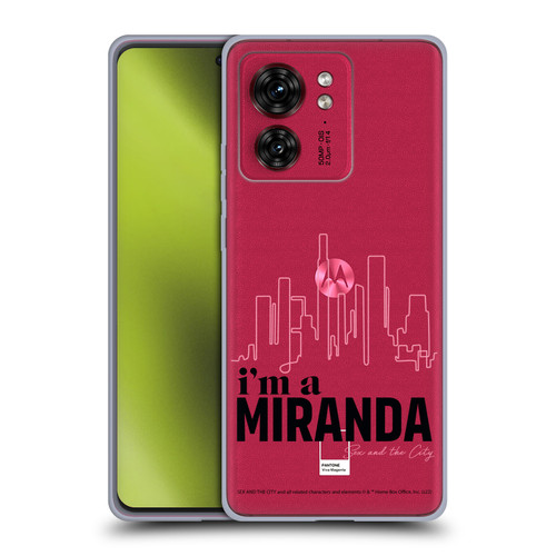 Sex and The City: Television Series Characters I'm A Miranda Soft Gel Case for Motorola Moto Edge 40