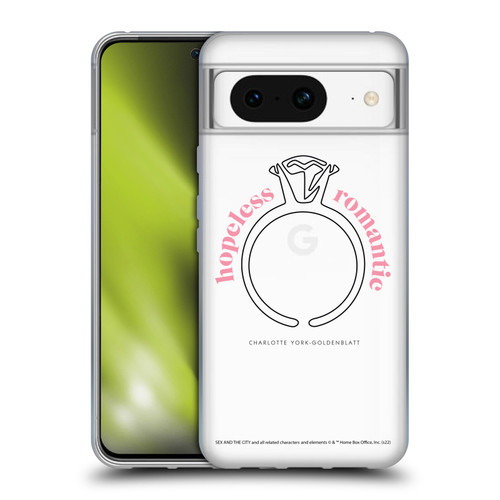 Sex and The City: Television Series Characters Hopeless Romantic Charlotte Soft Gel Case for Google Pixel 8