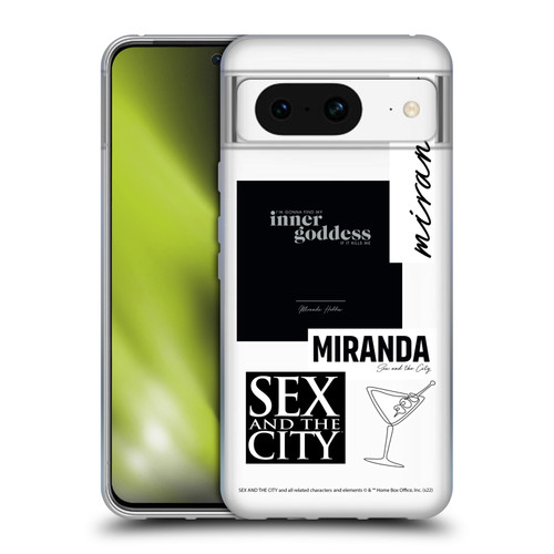 Sex and The City: Television Series Characters Inner Goddess Miranda Soft Gel Case for Google Pixel 8