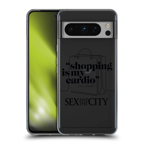 Sex and The City: Television Series Characters Shopping Cardio Carrie Soft Gel Case for Google Pixel 8 Pro