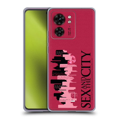 Sex and The City: Television Series Graphics City Soft Gel Case for Motorola Moto Edge 40