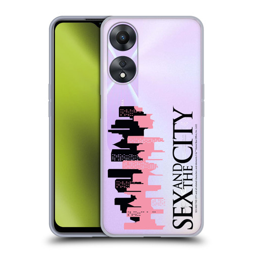 Sex and The City: Television Series Graphics City Soft Gel Case for OPPO A78 4G