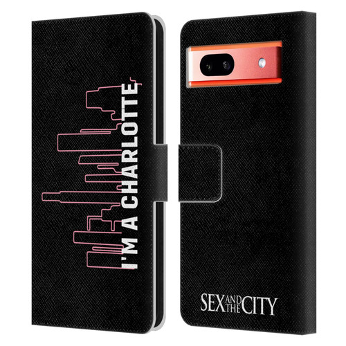 Sex and The City: Television Series Characters Charlotte Leather Book Wallet Case Cover For Google Pixel 7a