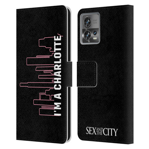 Sex and The City: Television Series Characters Charlotte Leather Book Wallet Case Cover For Motorola Moto Edge 30 Fusion