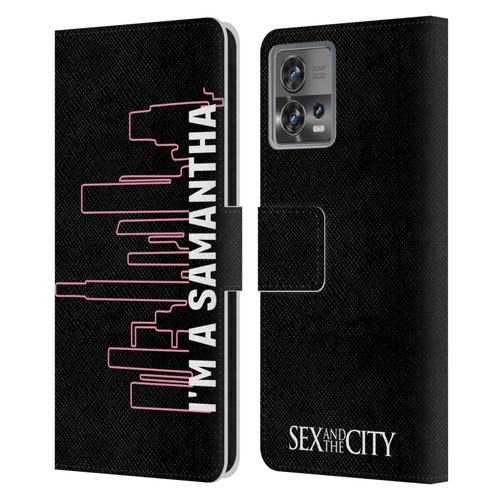 Sex and The City: Television Series Characters Samantha Leather Book Wallet Case Cover For Motorola Moto Edge 30 Fusion