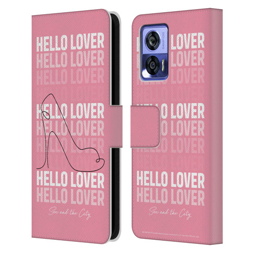 Sex and The City: Television Series Characters Hello Lover Carrie Leather Book Wallet Case Cover For Motorola Edge 30 Neo 5G