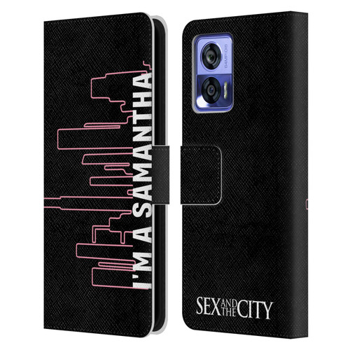 Sex and The City: Television Series Characters Samantha Leather Book Wallet Case Cover For Motorola Edge 30 Neo 5G