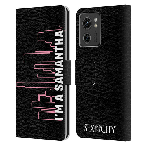 Sex and The City: Television Series Characters Samantha Leather Book Wallet Case Cover For Motorola Moto Edge 40
